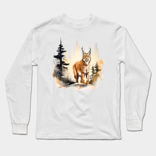 Eurasian Lynx Long Sleeve T-Shirt